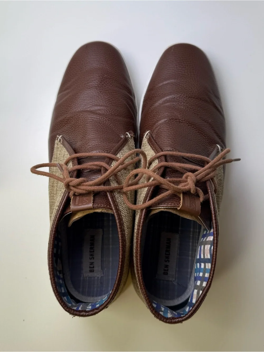 Ben Sherman Canvas and Pebble Vance Chukkas in Brown Men’s Size 12